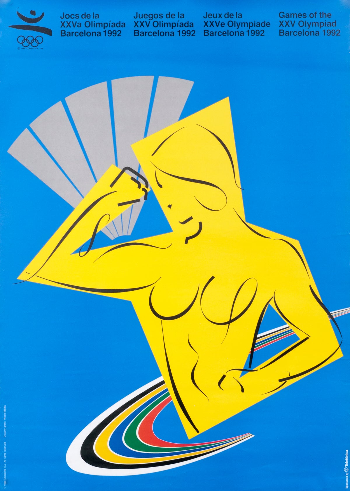 Barcelona Olympics '92 - Authentic Vintage Poster