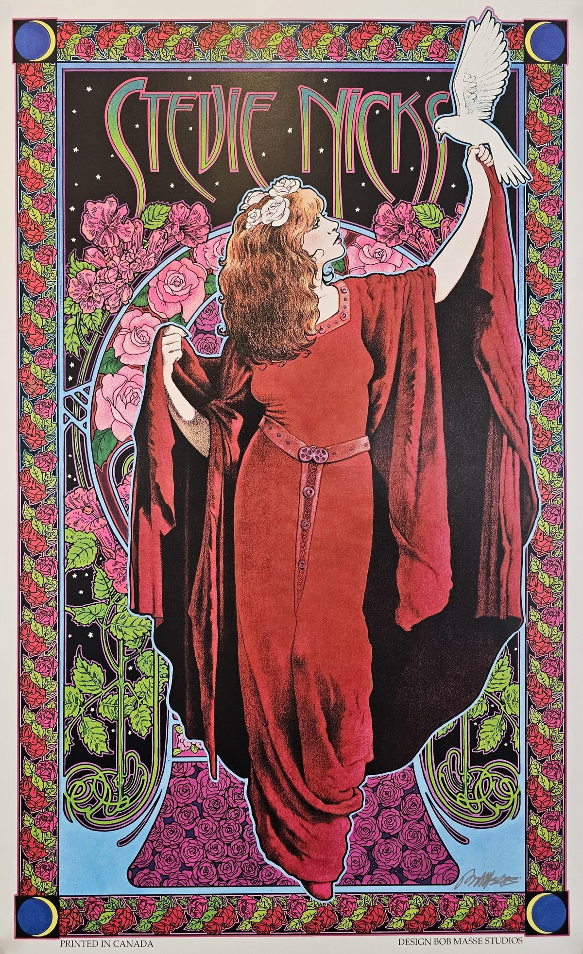 Stevie Nicks by Bob Massé, Signed  - Original Vintage Poster