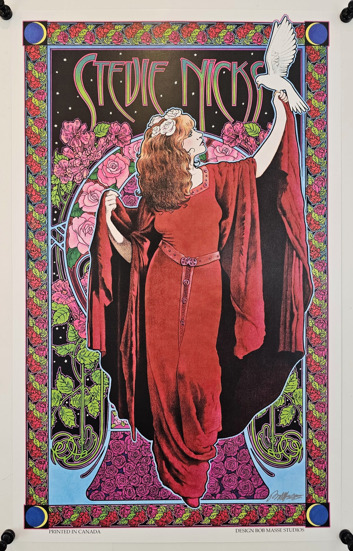 Stevie Nicks by Bob Massé, Signed  - Original Vintage Poster