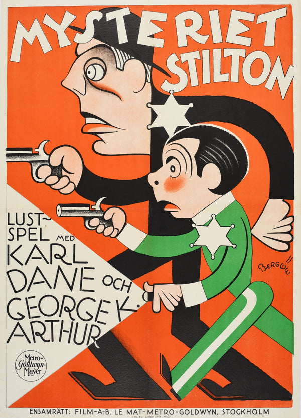 The Detectives, Swedish Release - Authentic Vintage Poster