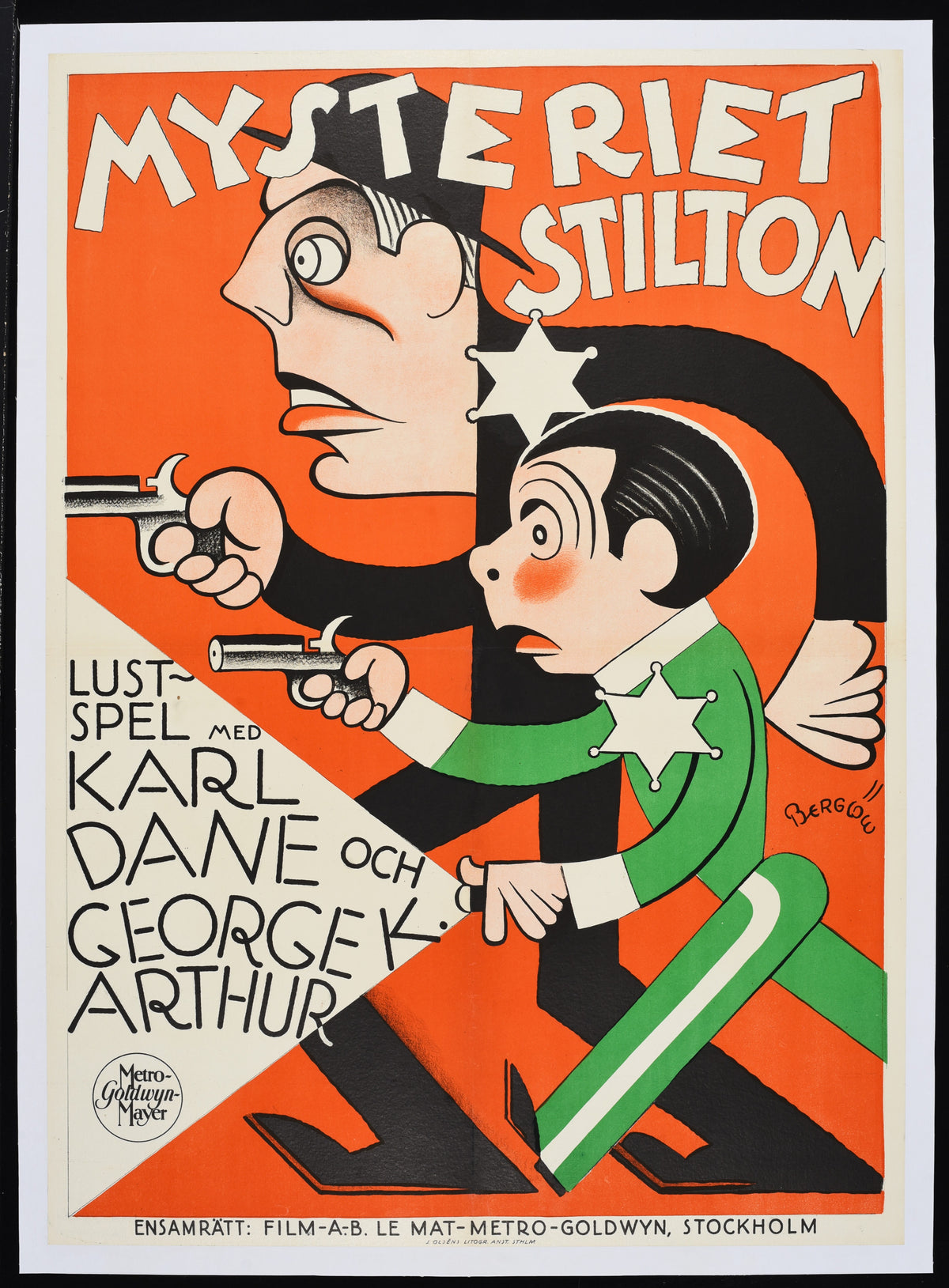 The Detectives, Swedish Release - Authentic Vintage Poster