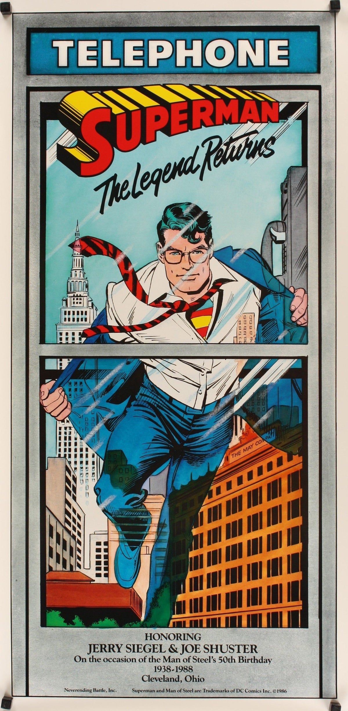 Superman, The Legend Returns - Authentic Vintage Poster