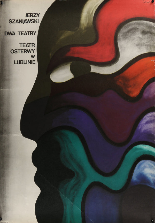 Two Theatres- Polish Release - Authentic Vintage Poster