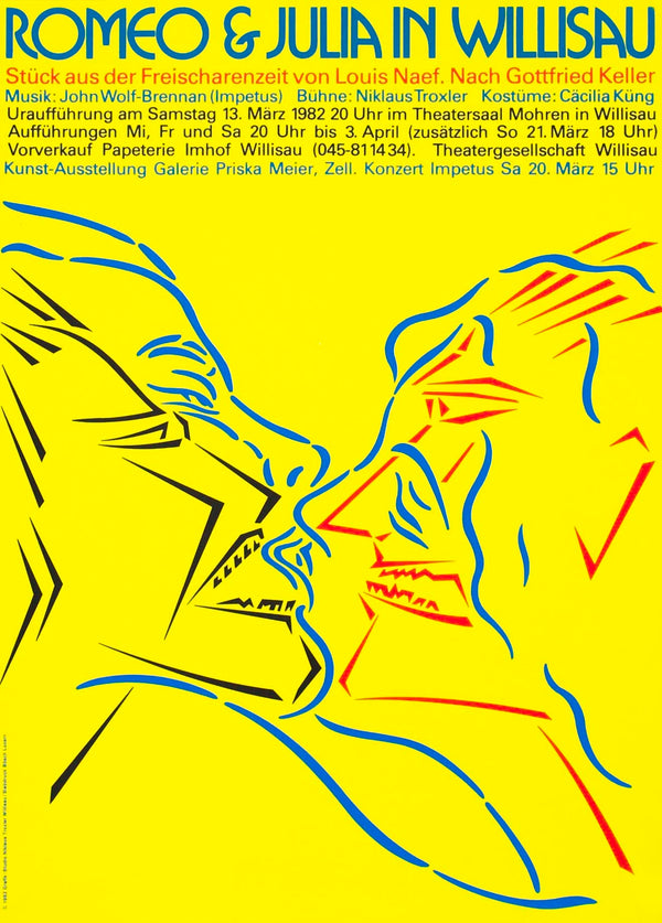 Romeo & Julia in Willisau - Authentic Vintage Poster