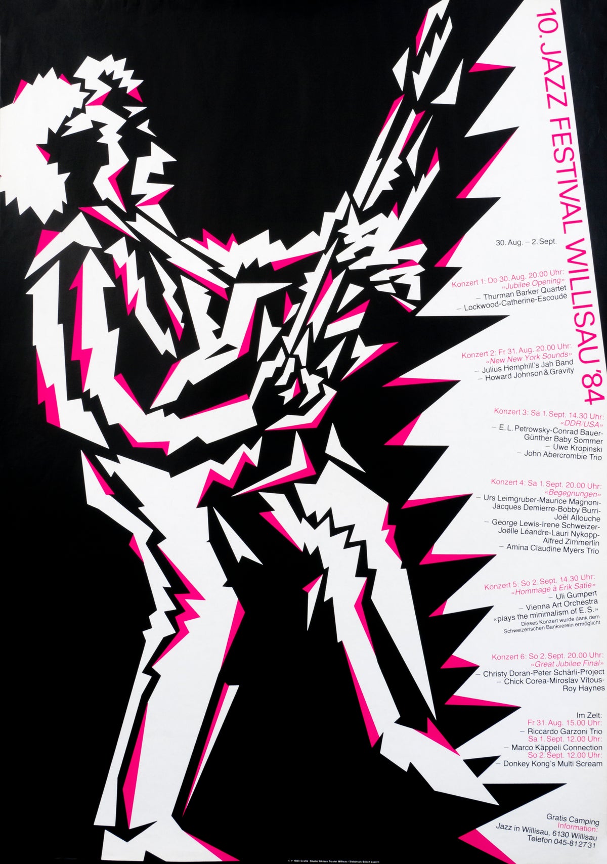 Jazz Festival Willisau - Authentic Vintage Poster