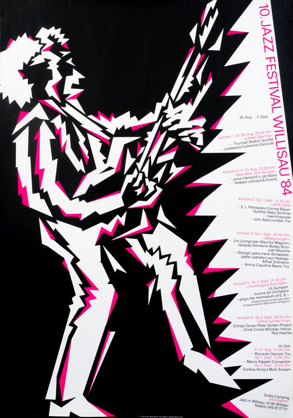 Jazz Festival Willisau - Authentic Vintage Poster