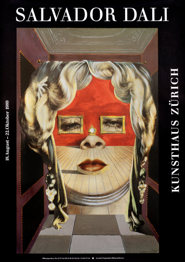 Salvador Dali, Zurich - Authentic Vintage Poster