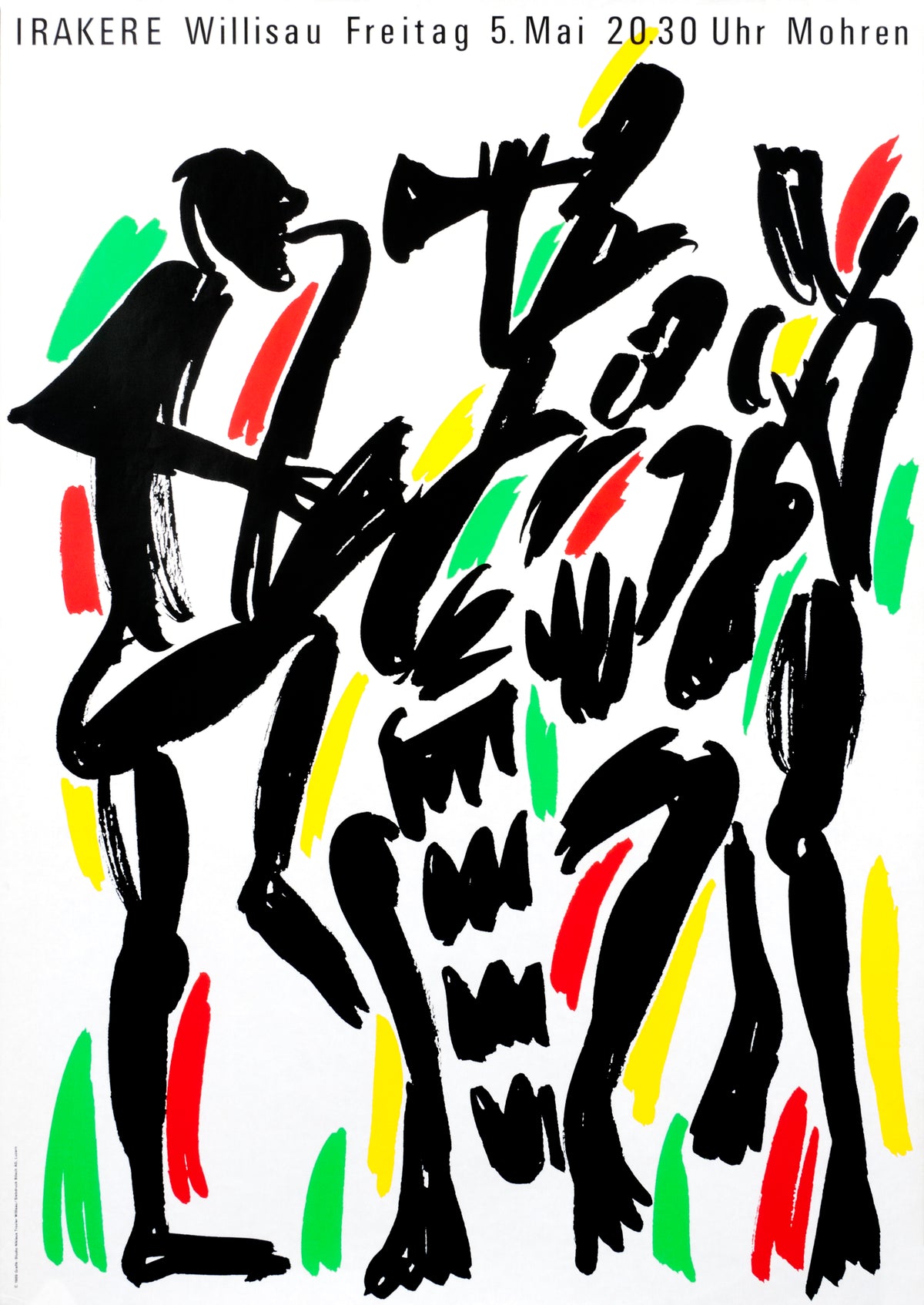Irakere, Cuban Jazz Ensemble - Authentic Vintage Poster