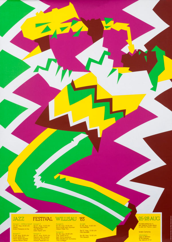 Jazz Festival Willisau - Authentic Vintage Poster