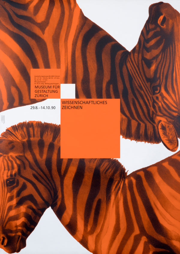 Museum fur Gestaltung, Zurich - Authentic Vintage Poster
