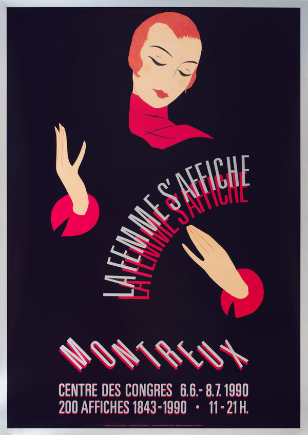 La Femme s'Affiche, Switzerland - Authentic Vintage Poster