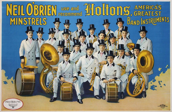 Holton’s Band Instruments - Authentic Vintage Poster
