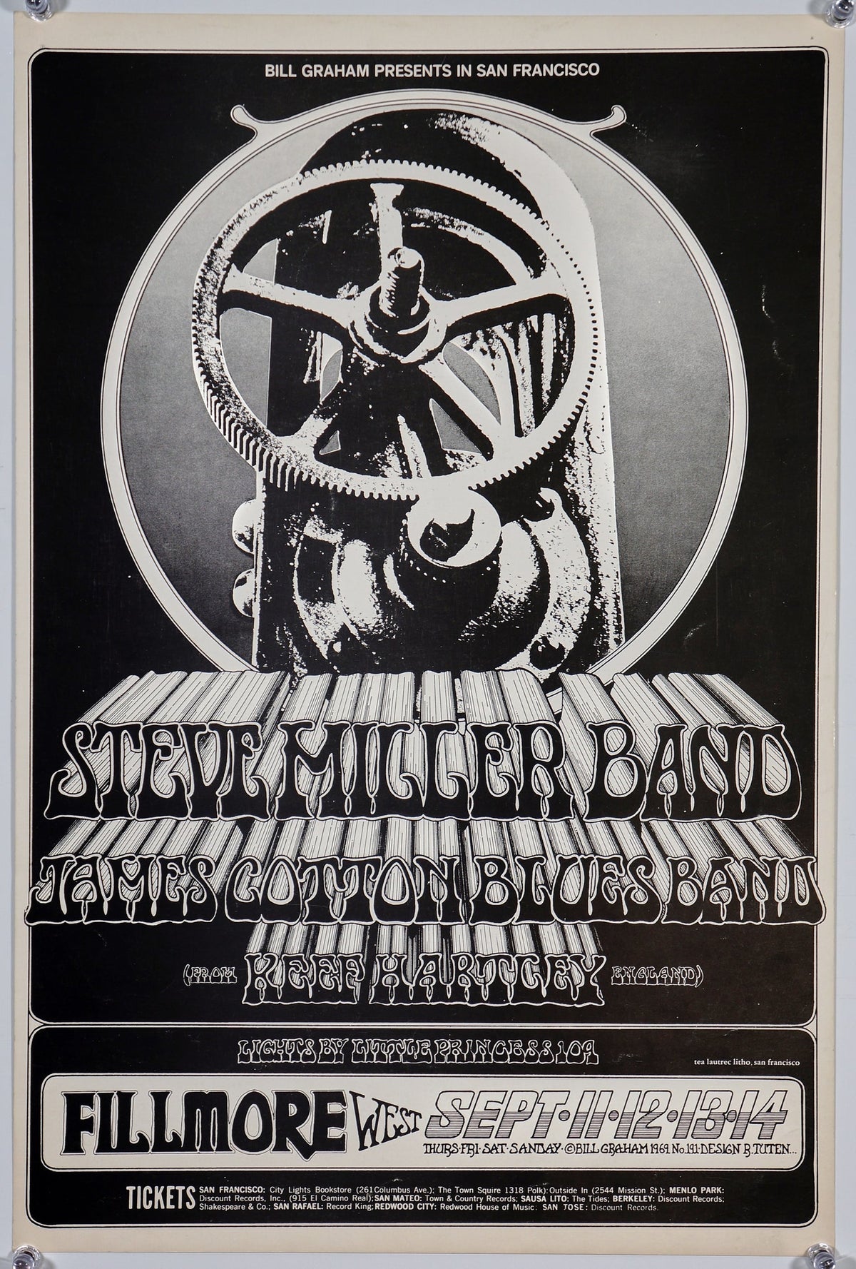 Steve Miller Band - Authentic Vintage Poster