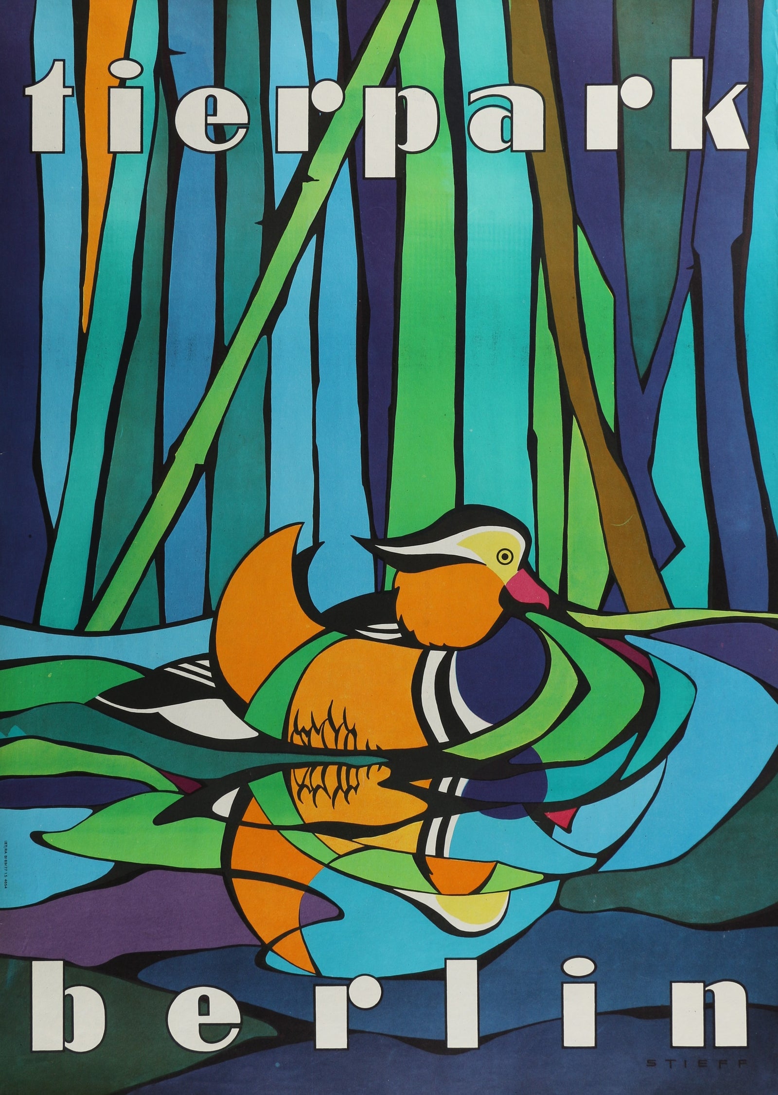 TierPark Berlin - Authentic Vintage Poster