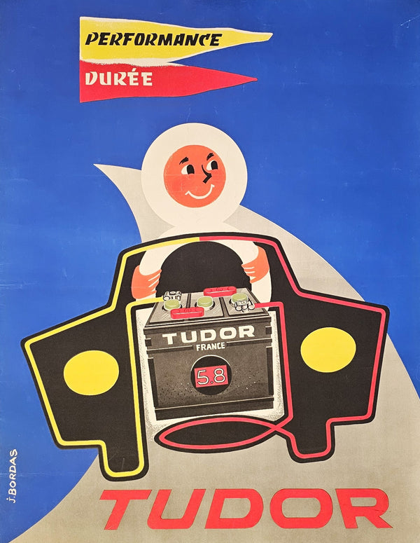 Tudor Car Battery Poster - Authentic Vintage Posters