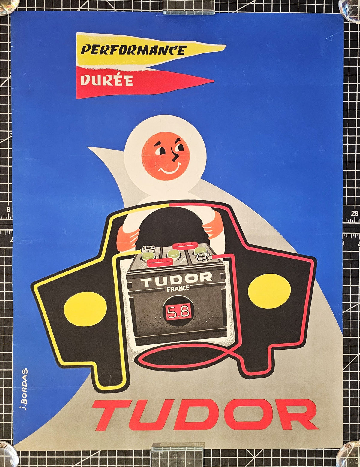 Tudor Car Battery Poster - Authentic Vintage Posters