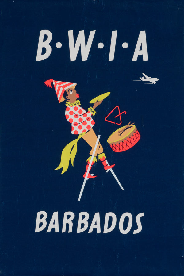 Barbados, B.W.I.A. - Authentic Vintage Poster