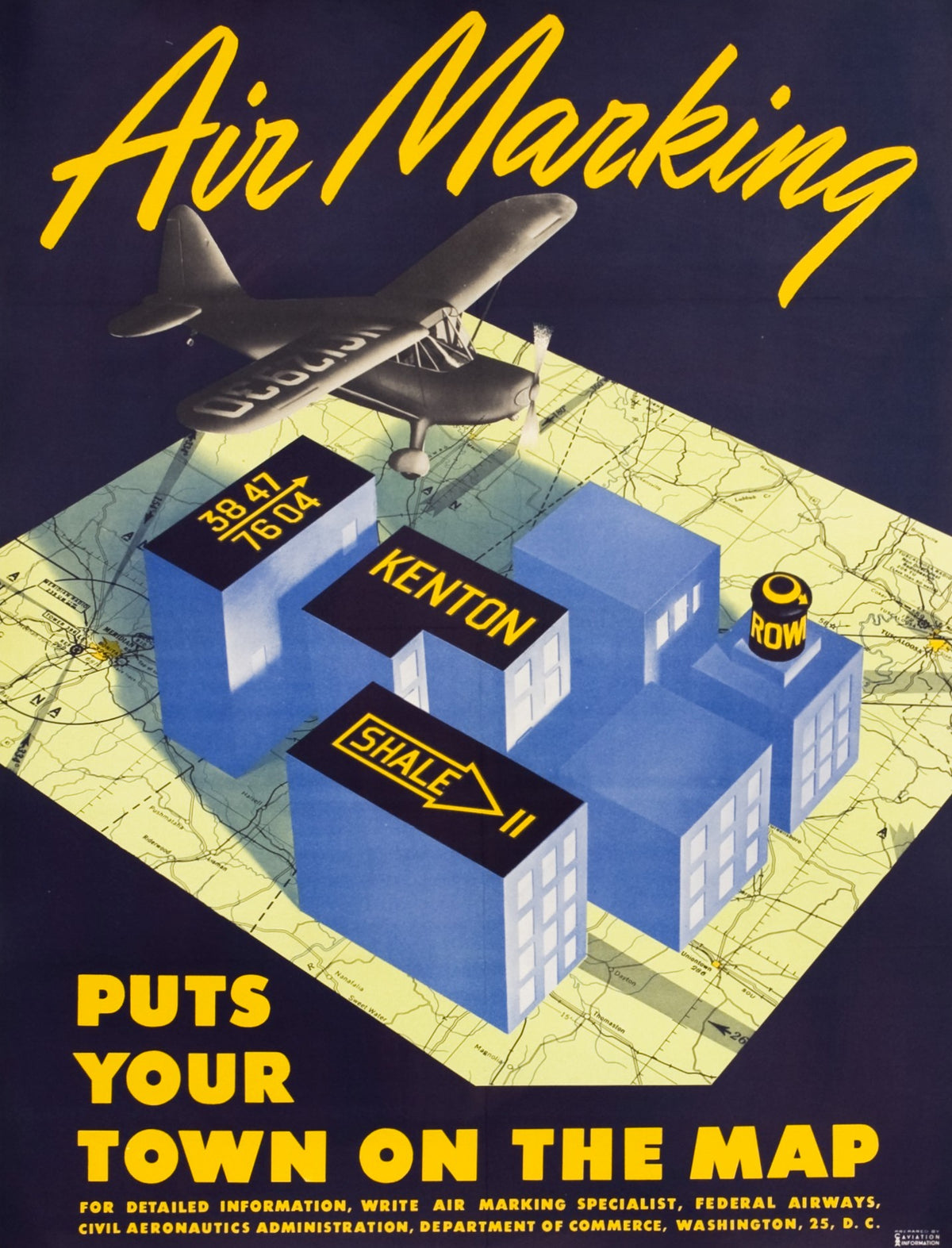 Air Marking - Authentic Vintage Poster