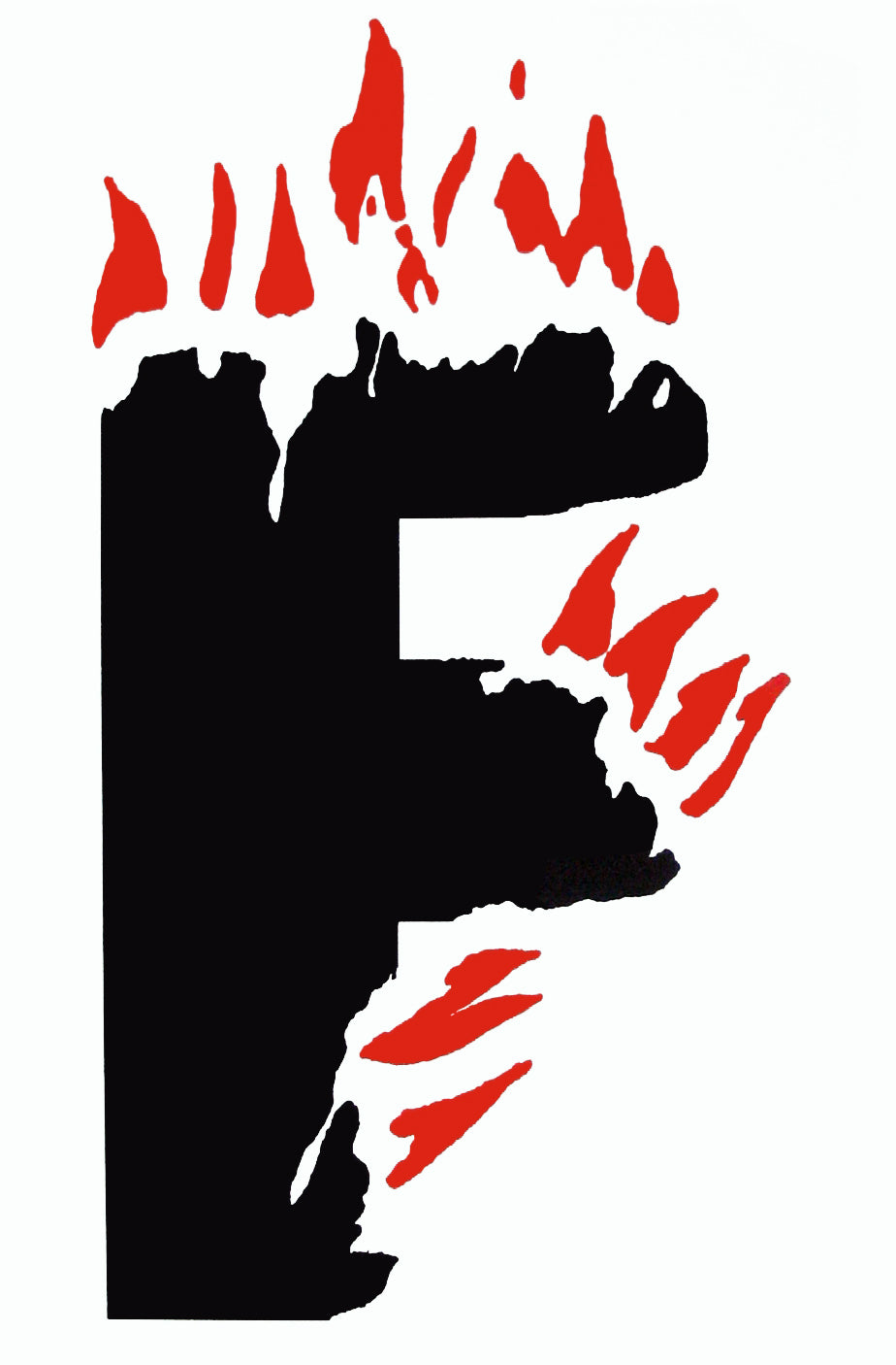The Letter "F" by Geismar - Authentic Vintage Poster