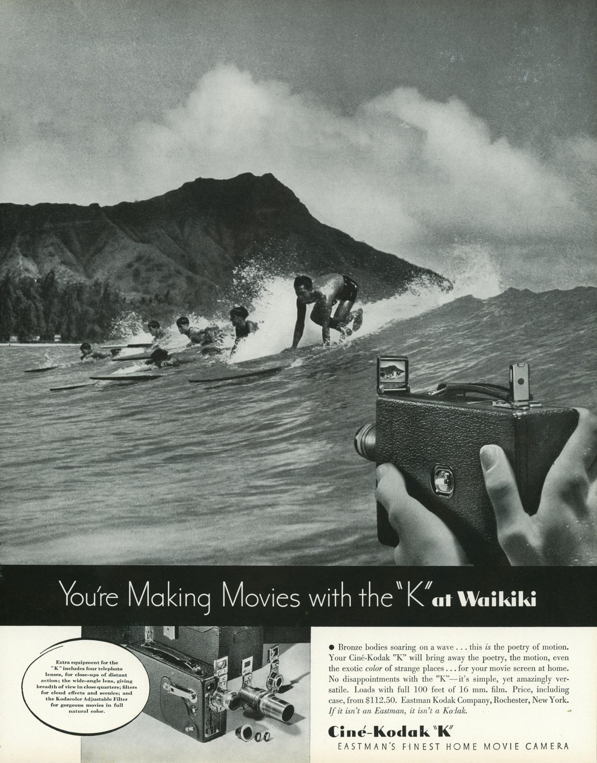 Kodak Surf & Ski (Set of 2)- Vintage Ad - Authentic Vintage Vintage Ad