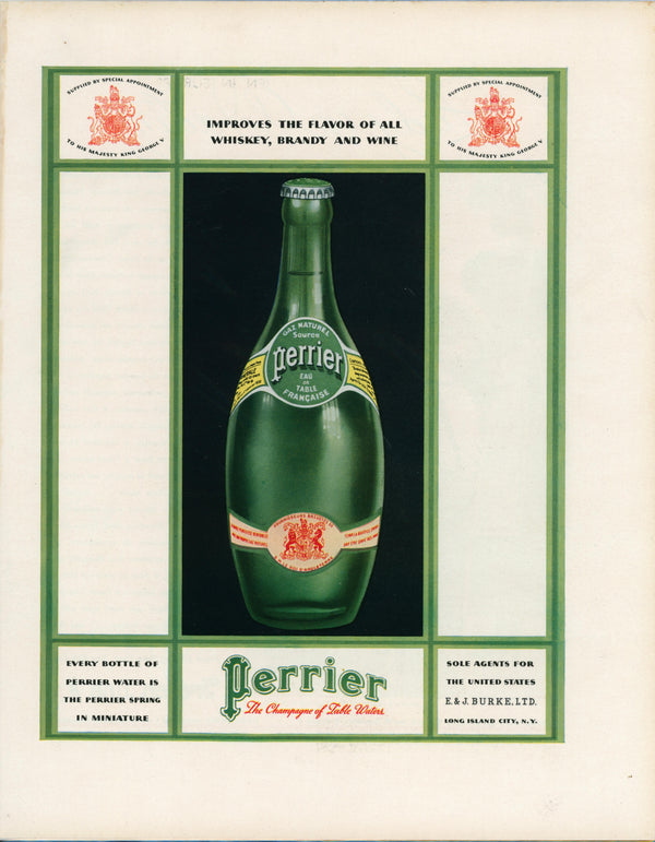 Perrier- Vintage Ad - Authentic Vintage Vintage Ad
