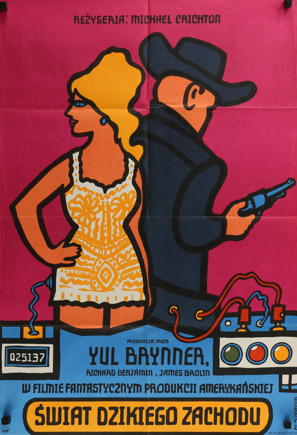 Westworld- Polish Release - Authentic Vintage Poster