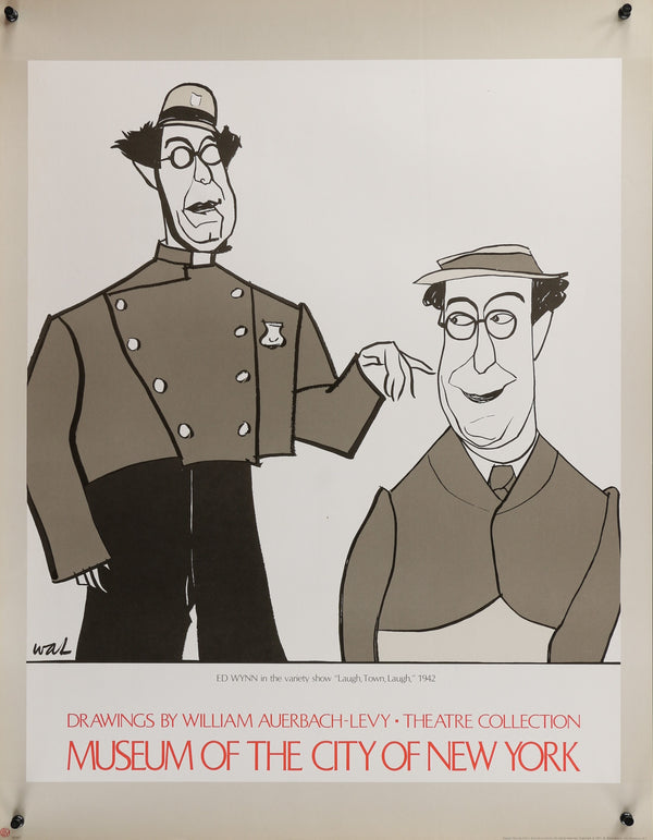 Live, Town, Laugh by William Auberch-Levy - Authentic Vintage Poster