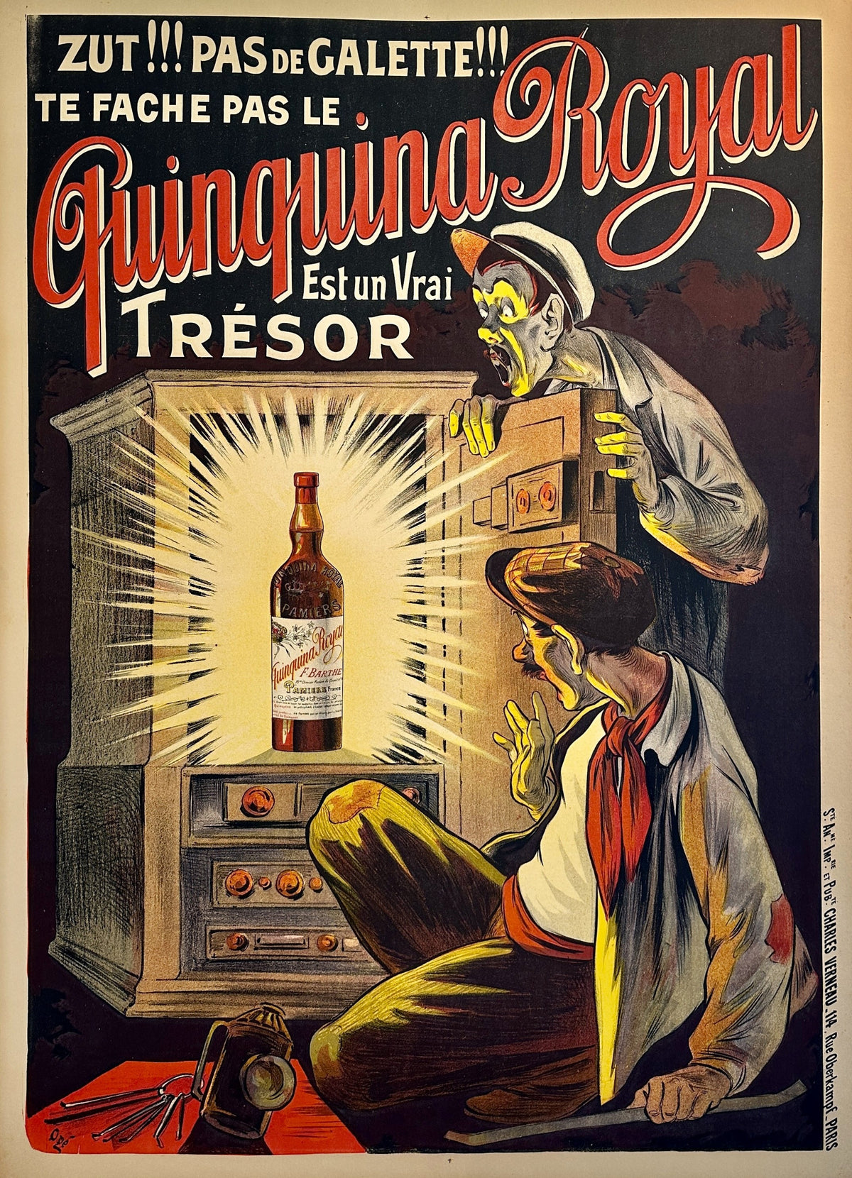 Quinquina Royal by Eugene Ogé - Authentic Vintage Poster
