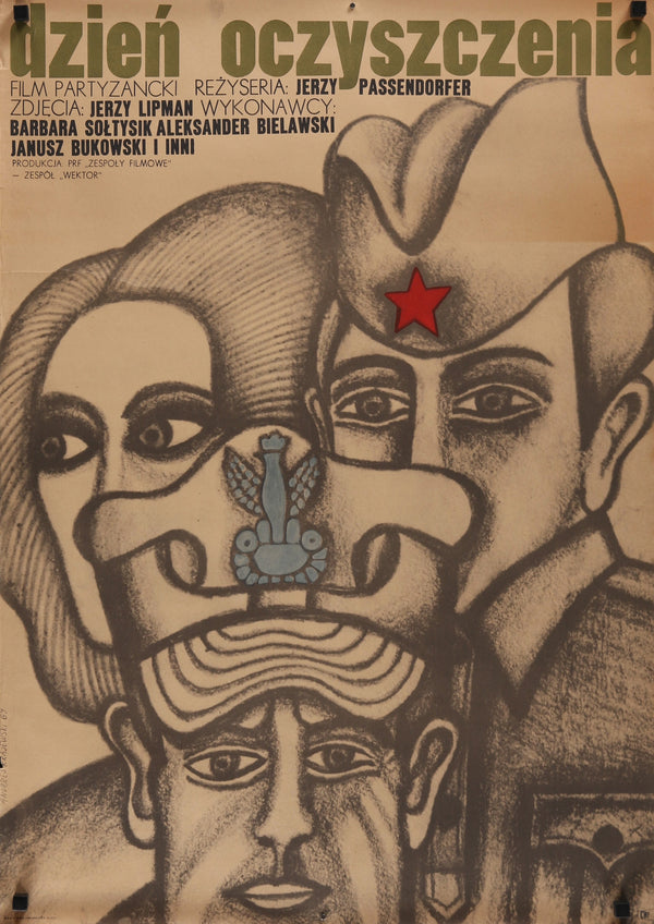 Day of Atonement- Polish Release - Authentic Vintage Poster