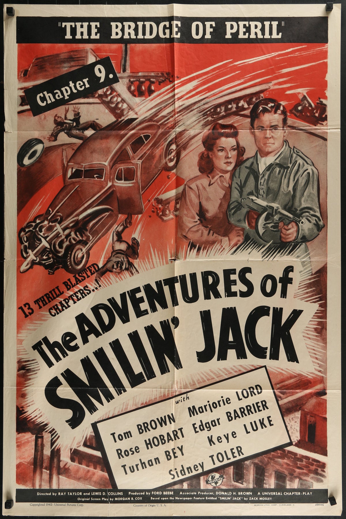 Adventures of Smilin' Jack  - Original Vintage Poster