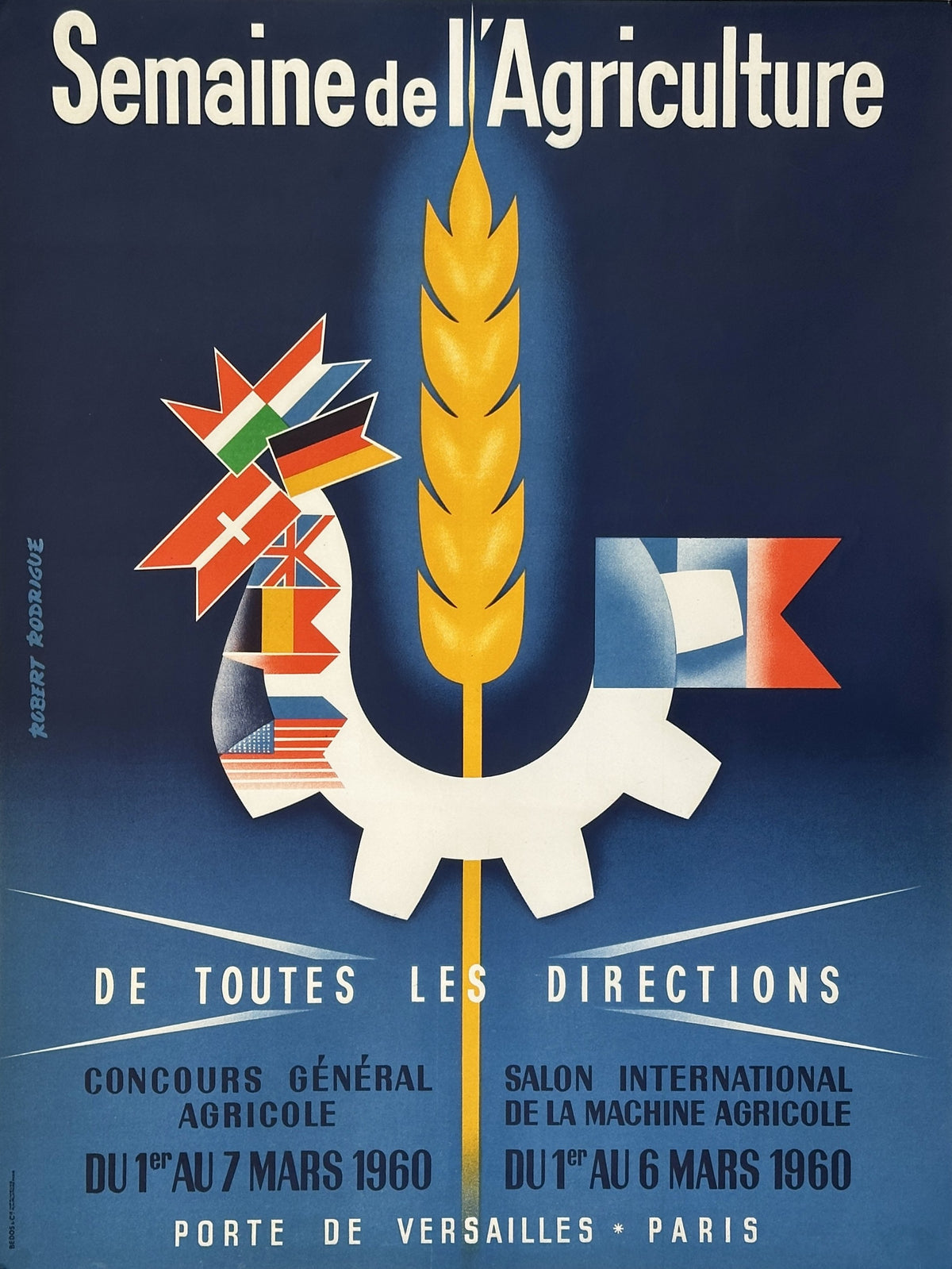 Semaine de l&#39;Agriculture - Authentic Vintage Poster