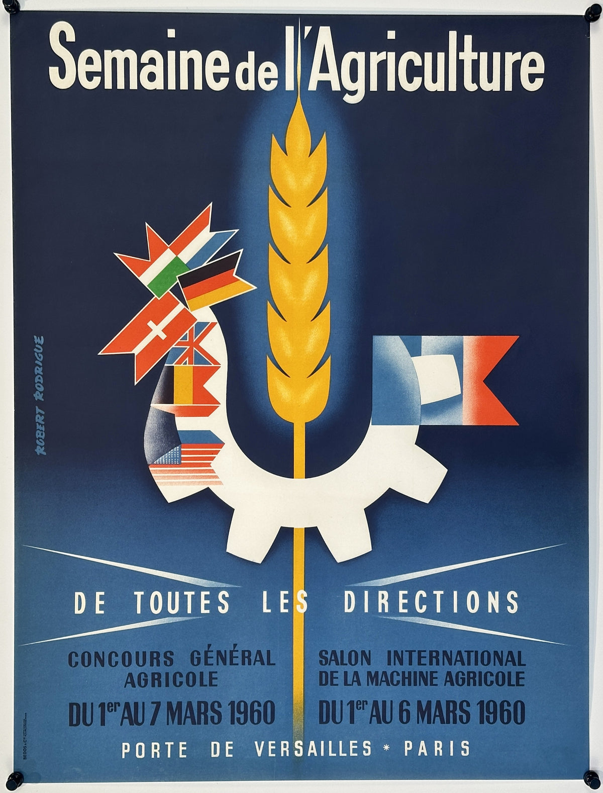 Semaine de l&#39;Agriculture - Authentic Vintage Poster