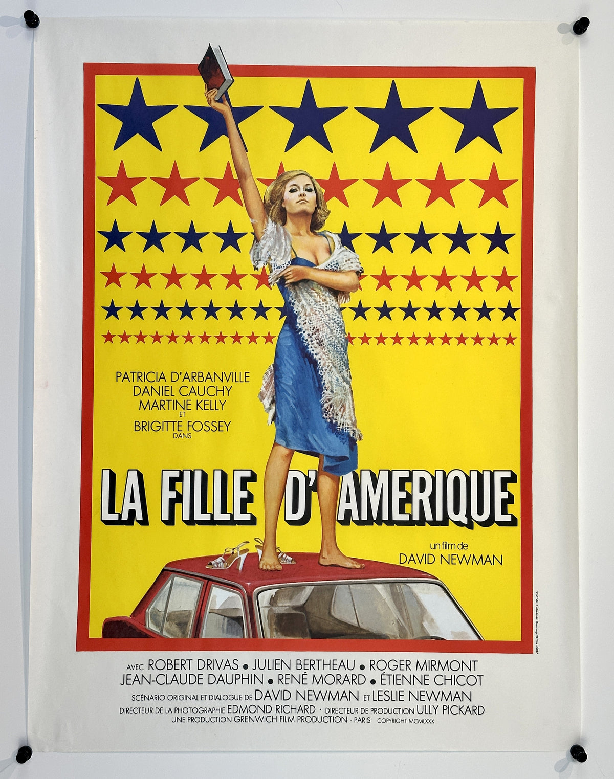 The Girl from America, French Release - Authentic Vintage Poster