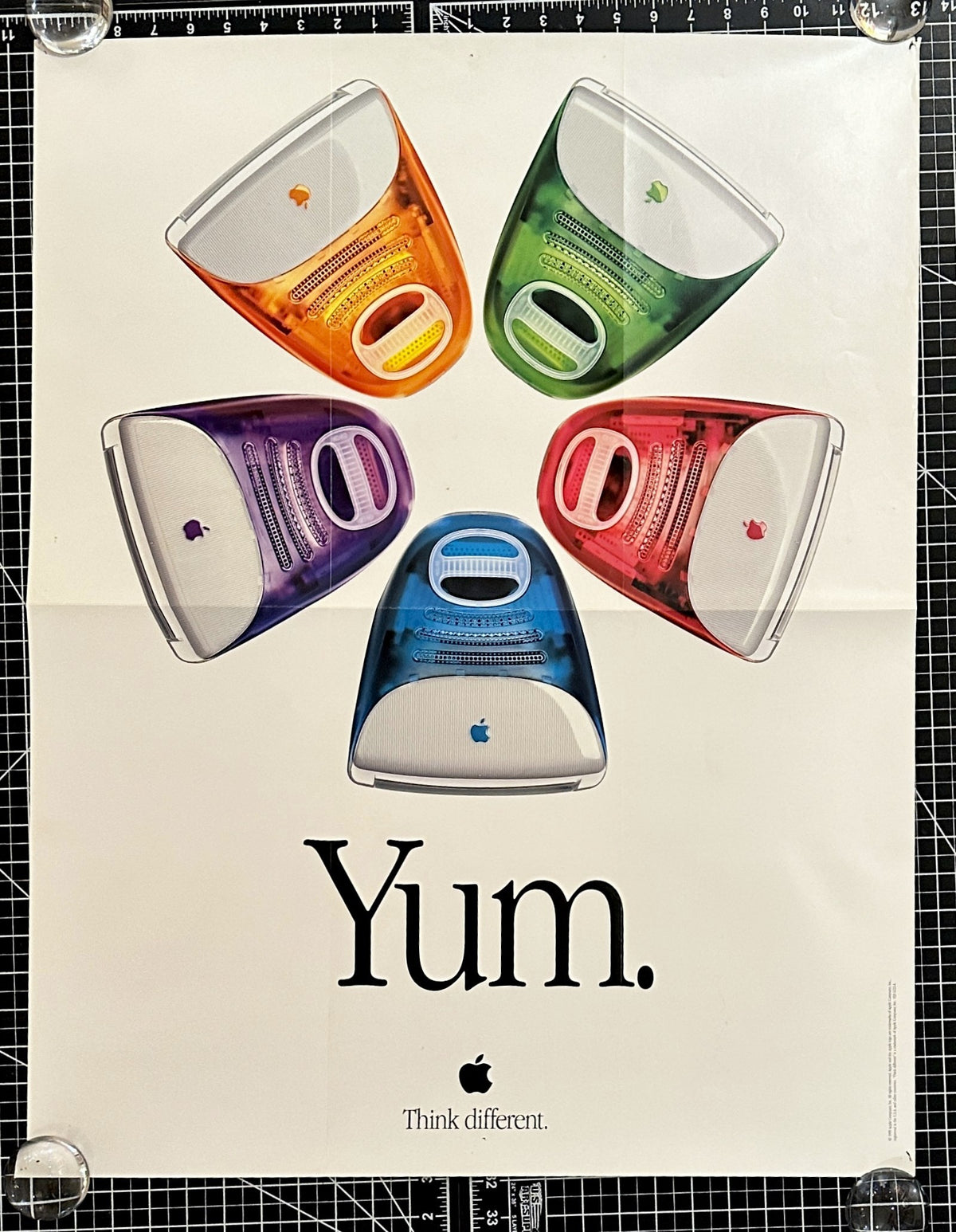 Apple iMac, 5 Flavors - Authentic Vintage Poster