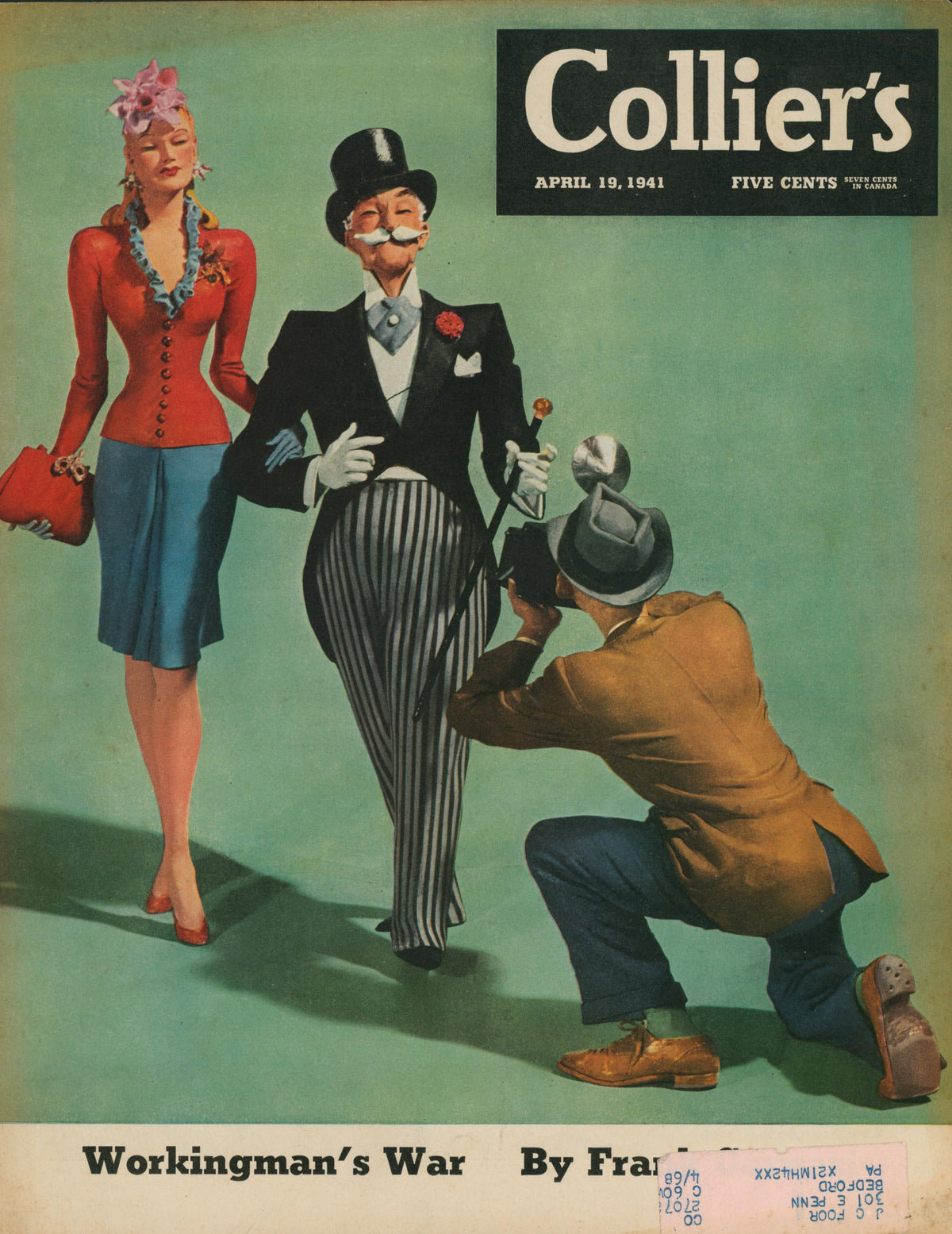 Aristocrat- Collier's Magazine - Authentic Vintage Cover Art