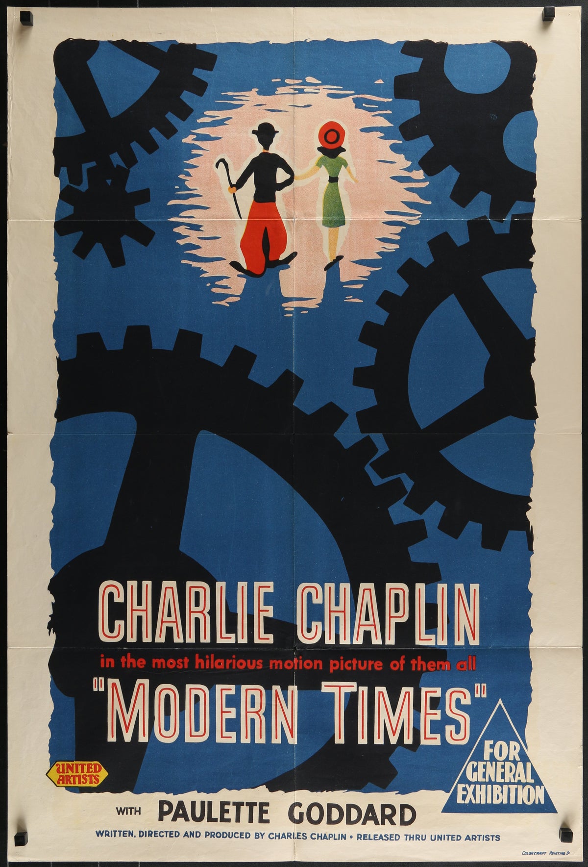 Modern Times, Australian Release - Original Vintage Poster