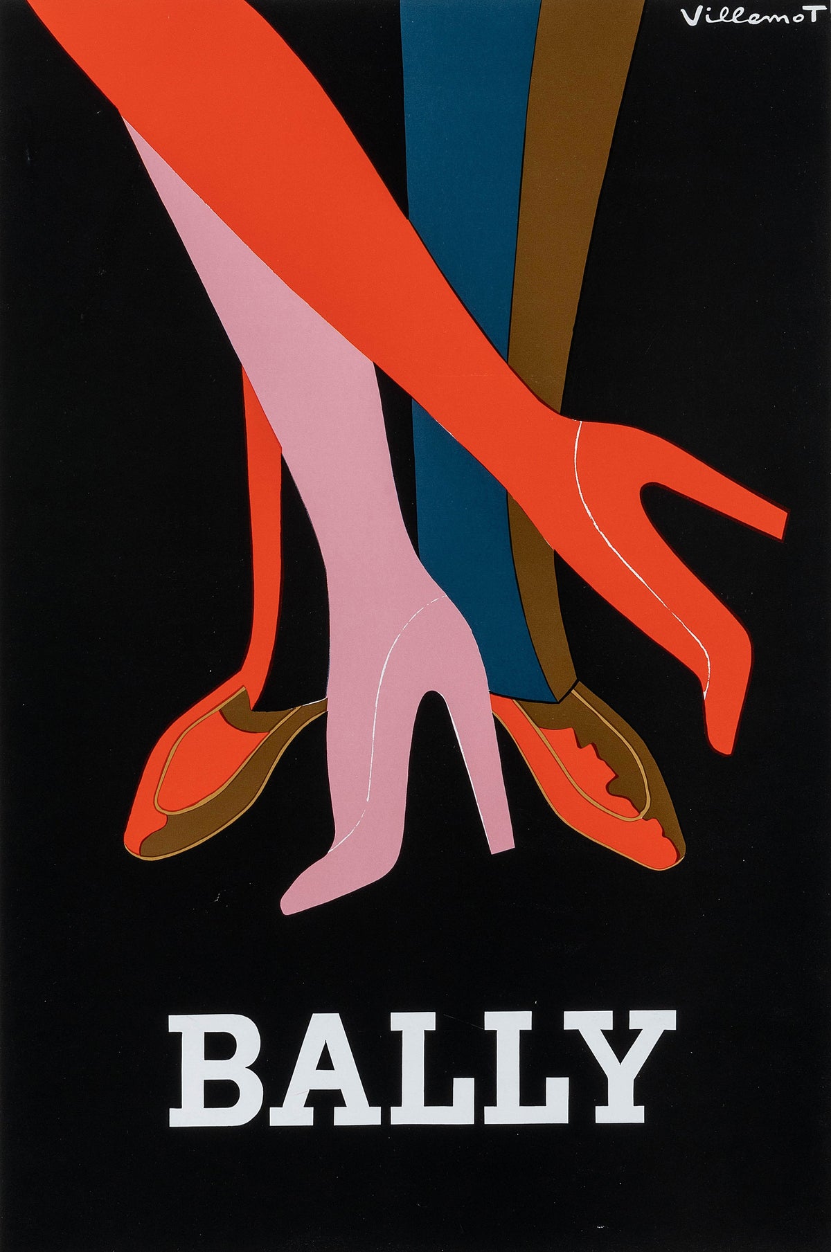 Bally by Villemot - Authentic Vintage Poster