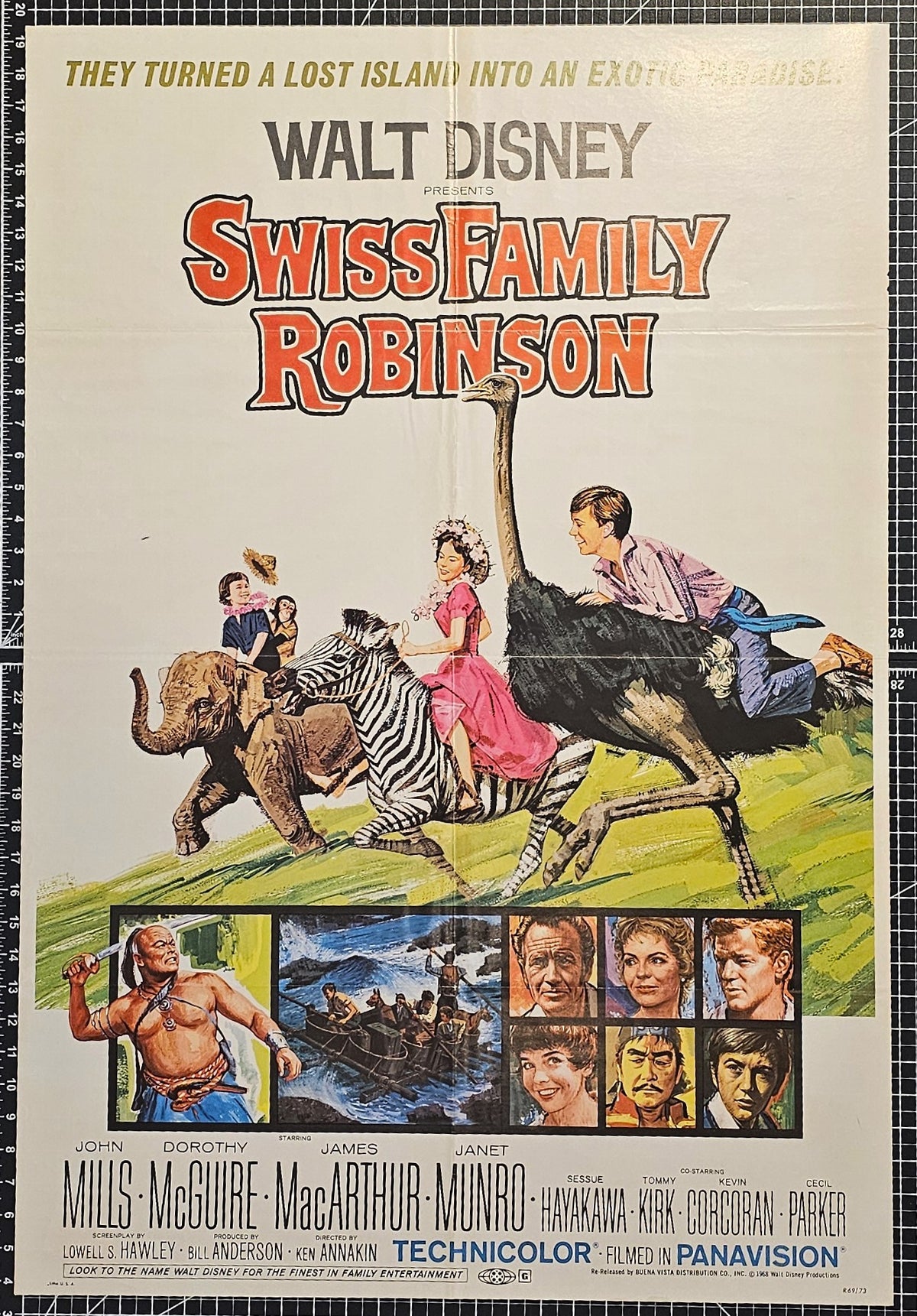 Walt Disney, Swiss Family Robinson Poster - Authentic Vintage Posters