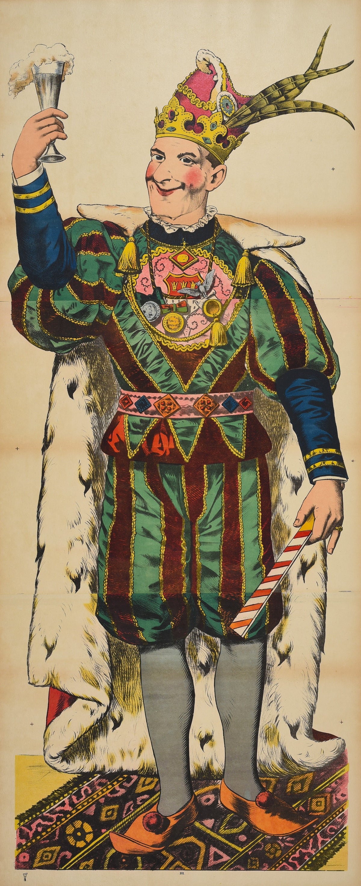 Carnival King, Wissembourg - Authentic Vintage Poster