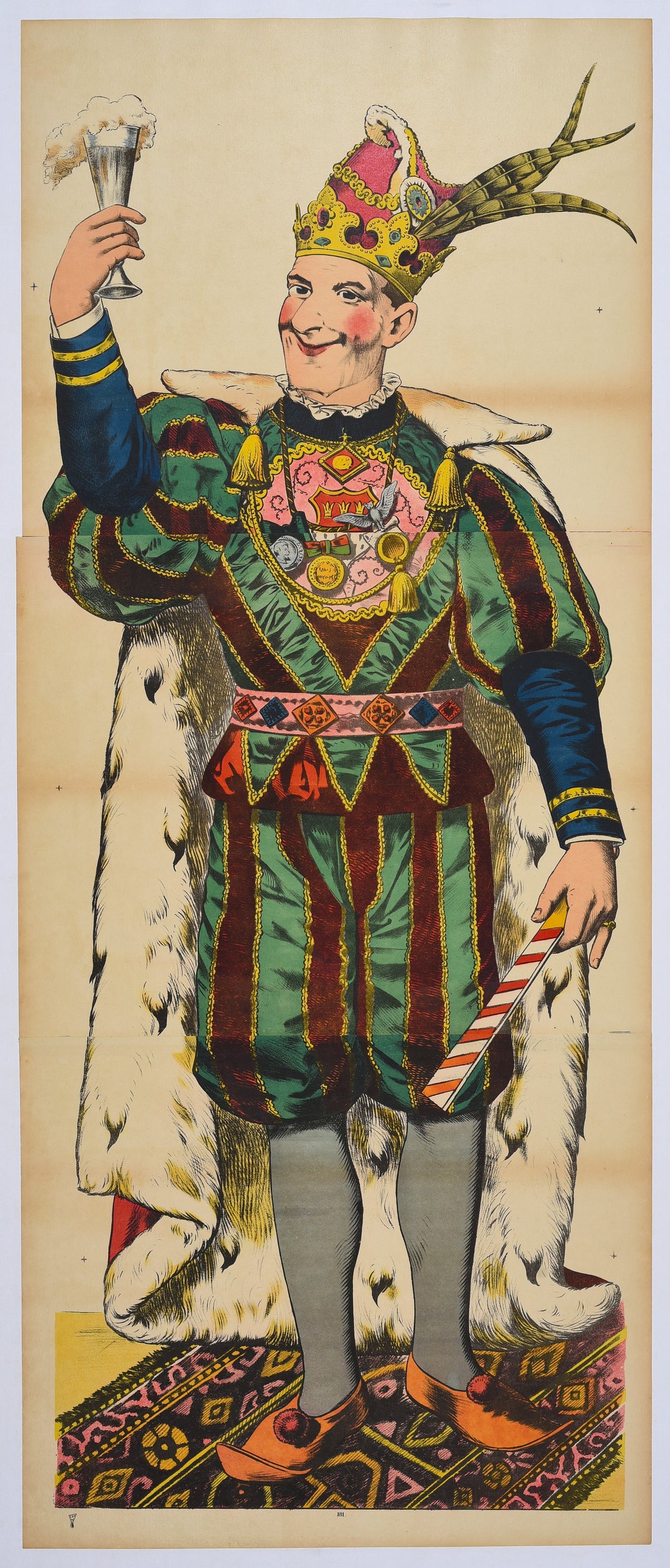 Carnival King, Wissembourg - Authentic Vintage Poster
