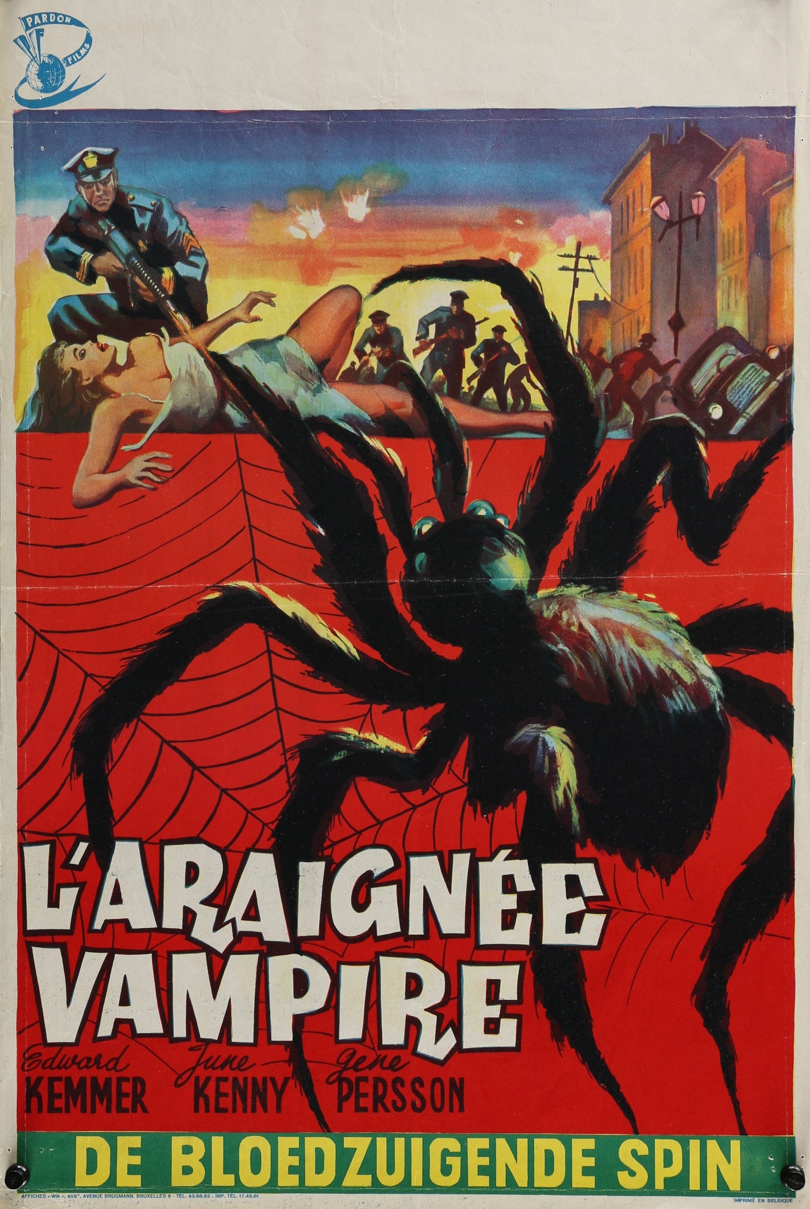 Spider Belgian - Authentic Vintage Poster