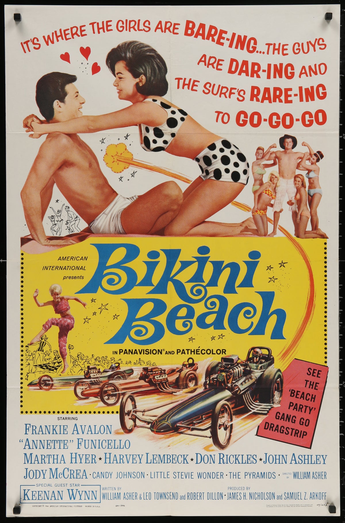 Bikini Beach - Original Vintage Poster