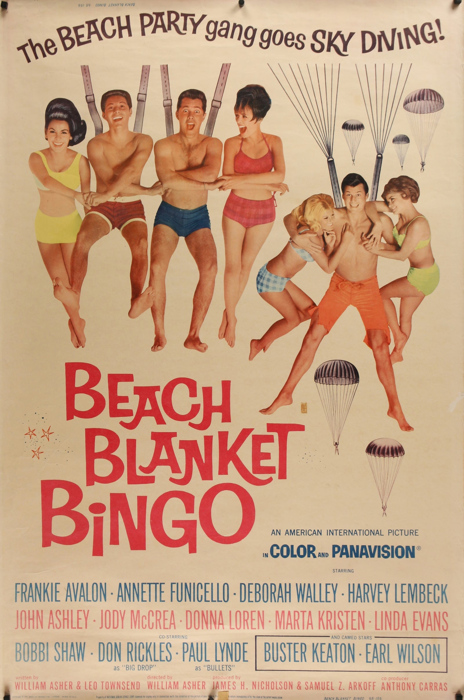 Beach Blanket Bingo - Authentic Vintage Poster