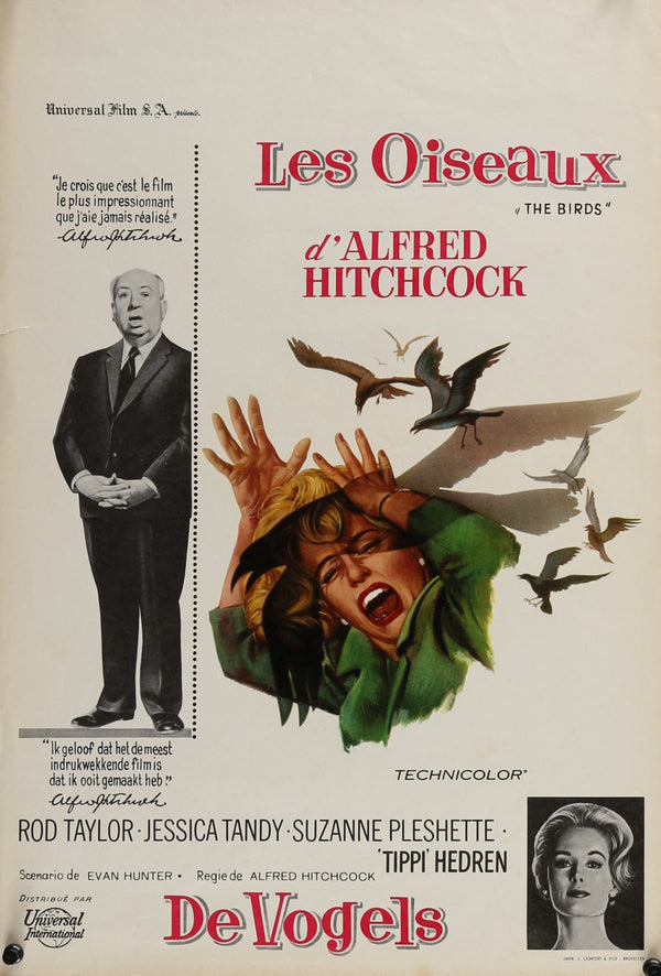 The Birds, Alfred Hitchcock - Authentic Vintage Poster