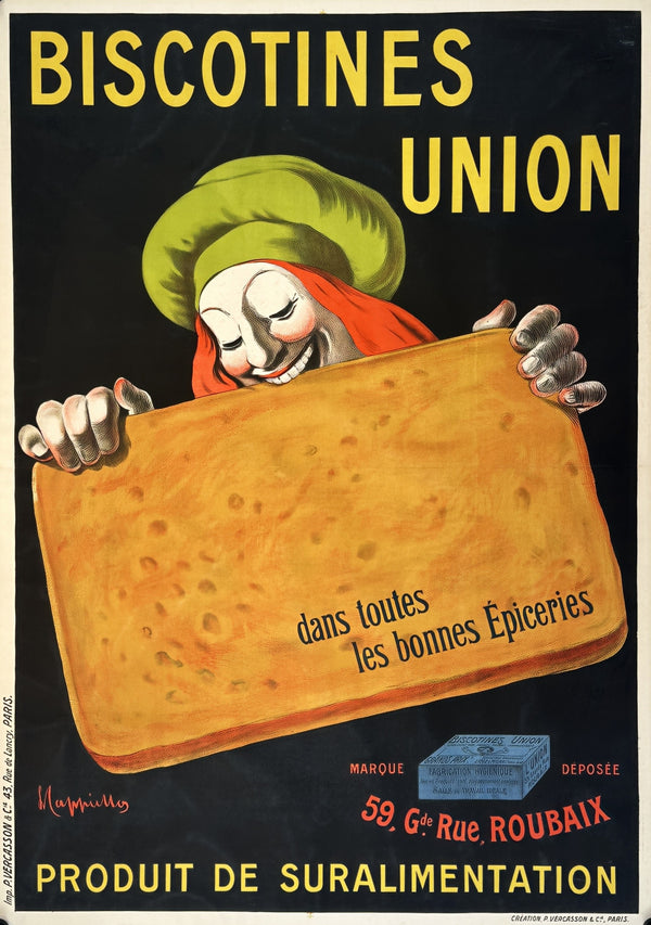 Biscotine Union by Cappiello - Authentic Vintage Poster