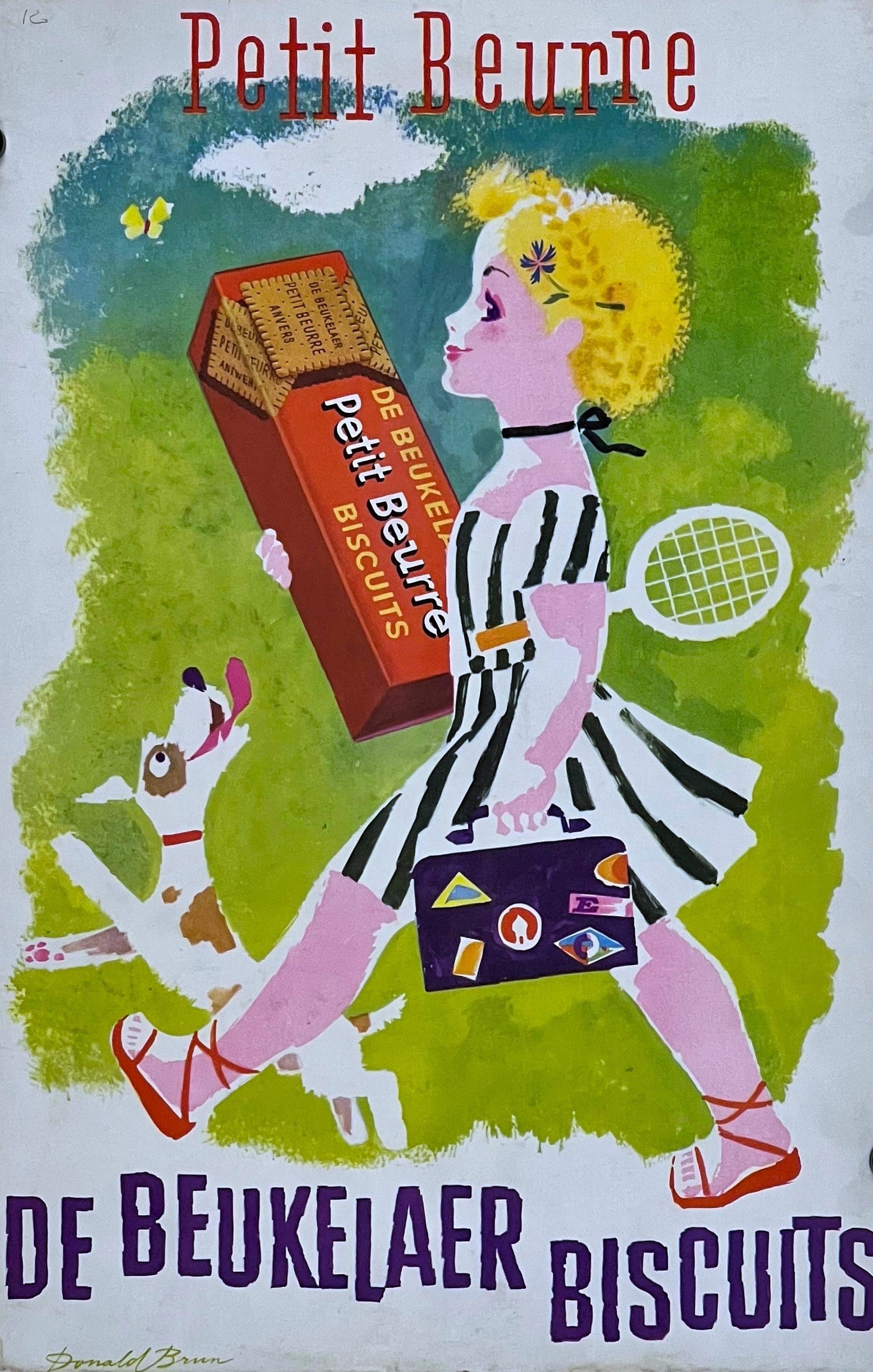 Petit Beurre - Authentic Vintage Poster