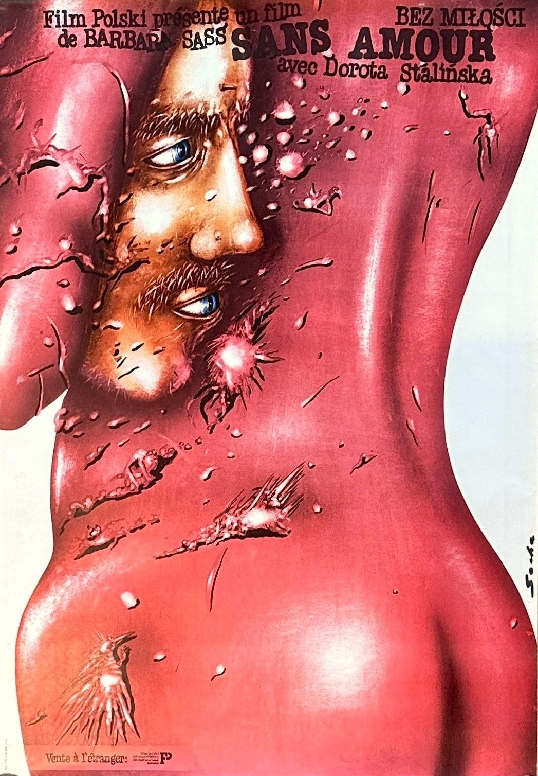 Without Love, Polish Release - Authentic Vintage Poster
