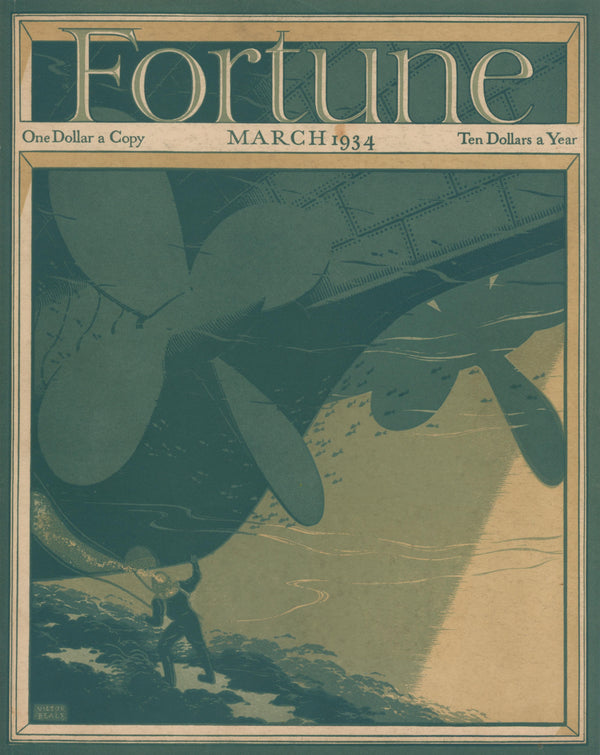 Ocean Engineering- Fortune Magazine - Authentic Vintage Cover Art