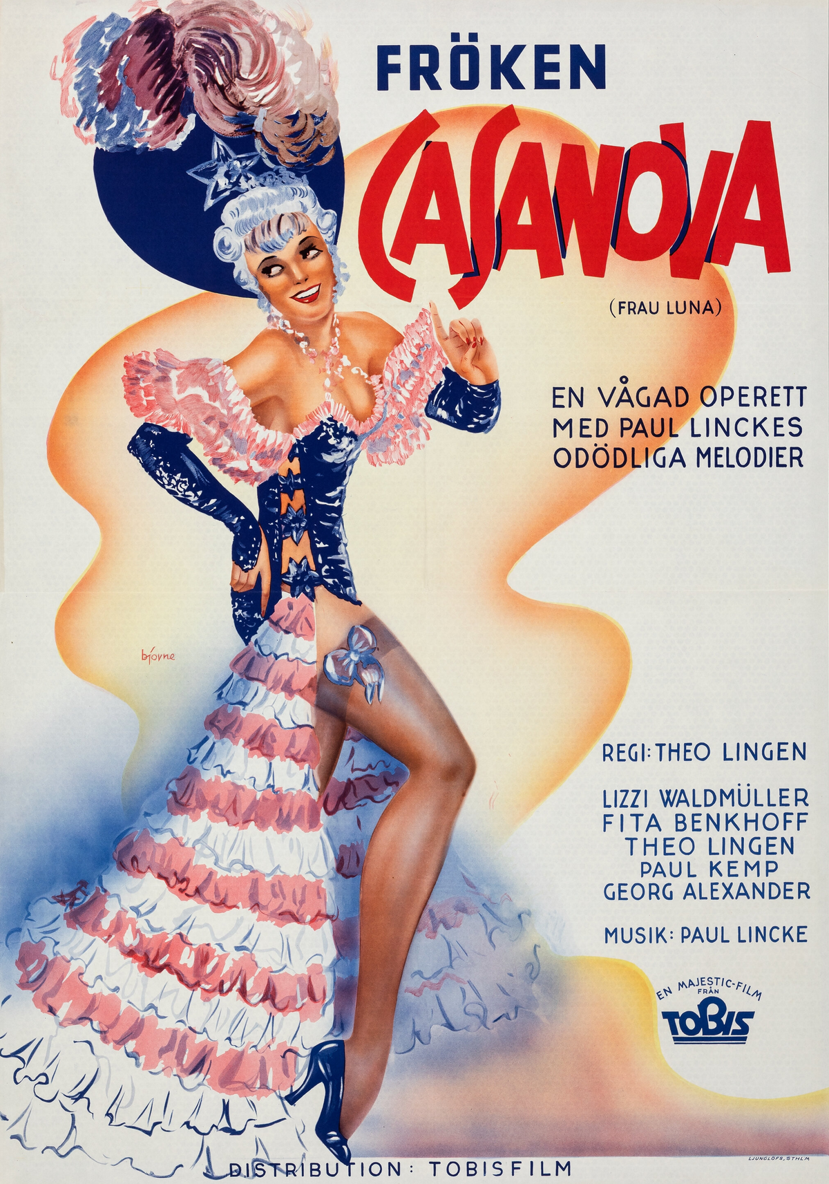Casanova, Swedish Operetta