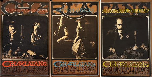 Charlatans Triptych (3 Pieces) - Original Vintage Poster